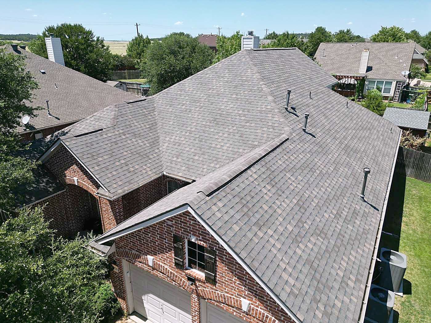 Gregory Group Roofing at work