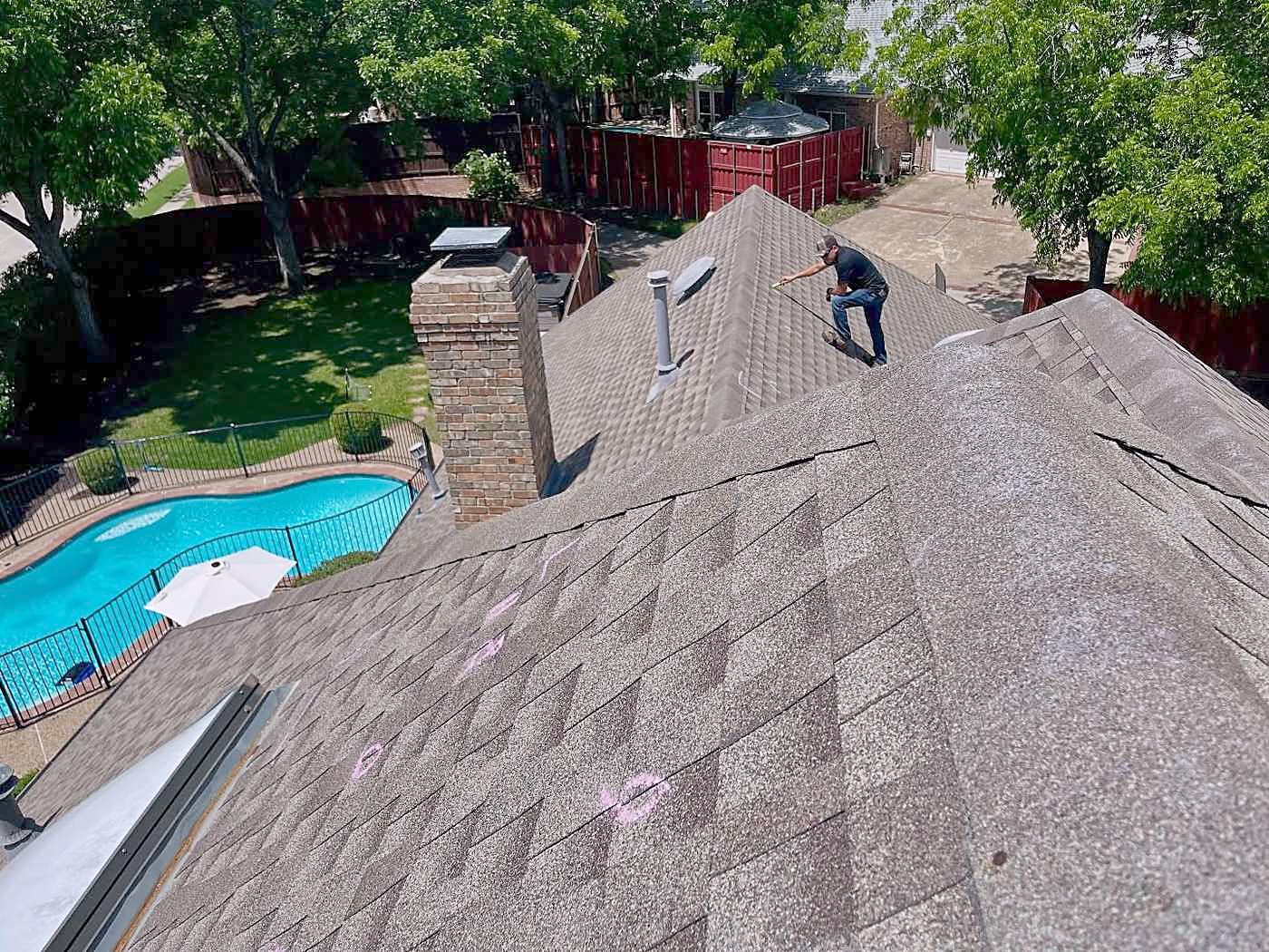 Gregory Group Roofing crew at work